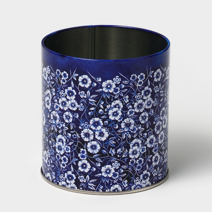 Банка для сыпучих продуктов &laquo;Ультрамарин&raquo;, 0,8 л, d=9,9 см, h=11 см, жесть