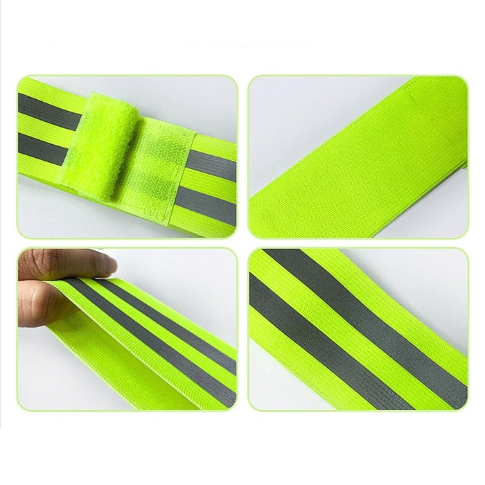 Повязка нарукавная светоотражающая, эластичная, на липучке, 35 &times; 4,8 см