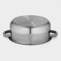 Мантоварка - пароварка из нержавеющей стали Доляна &laquo;Классика&raquo;, d=24 см, 4 уровня (нижний уровень 3,6 л)