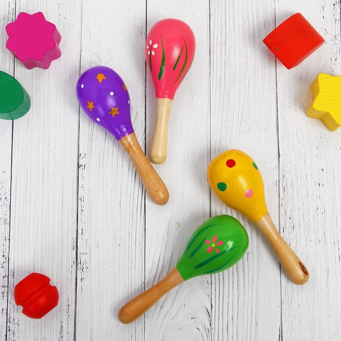 Маракас &laquo;Мини&raquo;, МИКС, длина: 12 см