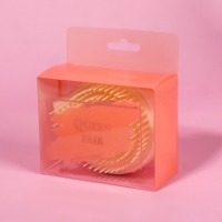Расчёска массажная, 6,8 &times; 9 см, PVC коробка, рисунок МИКС