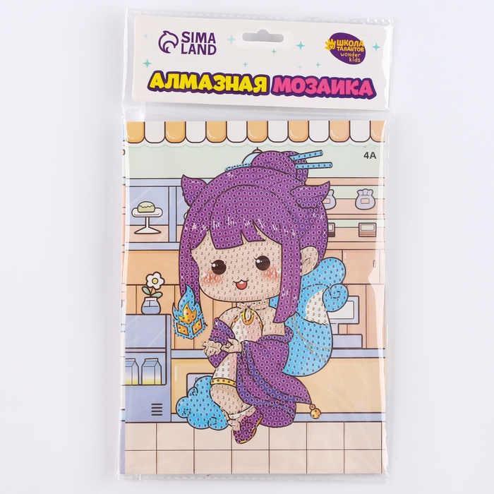 Алмазная вышивка &laquo;Майко&raquo;, 13,7 &times; 18,3 см, картон, с частичным заполнением