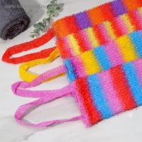 Мочалка для тела Доляна &laquo;Радуга&raquo;, 12&times;45 см, МИКС