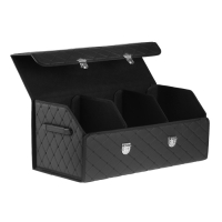 Органайзер кофр в багажник автомобиля, саквож 68&times;32&times;30 см, экокожа, с замком