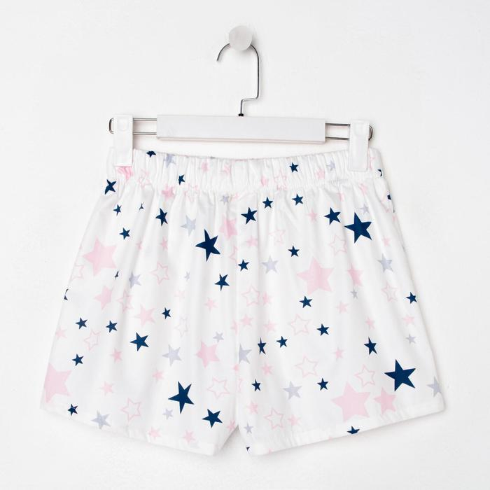 Шорты женские KAFTAN Шорты женские KAFTAN "Pink stars", размер 44-46, белый