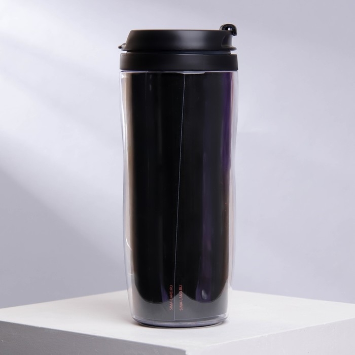 Термостакан со вставкой &laquo;Быстрее! Выше!Сильнее!&raquo;,350 мл