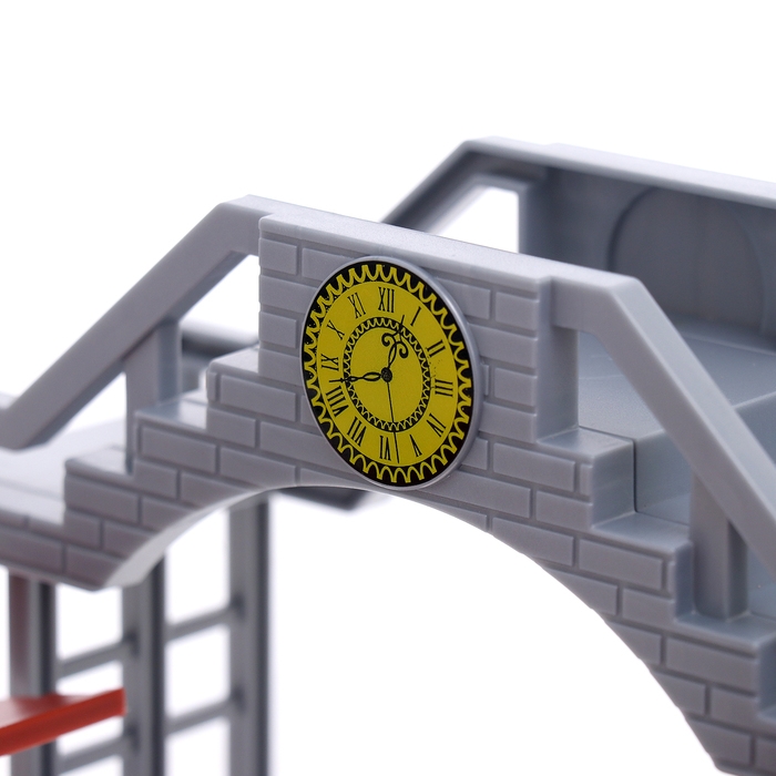 Железная дорога &laquo;Винтаж&raquo;, 2 состава в комплекте, свет и звук, работает от батареек