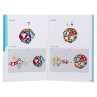 Конструктор магнитный «Цветные магниты», 55 деталей Конструктор магнитный «Цветные магниты», 55 деталей