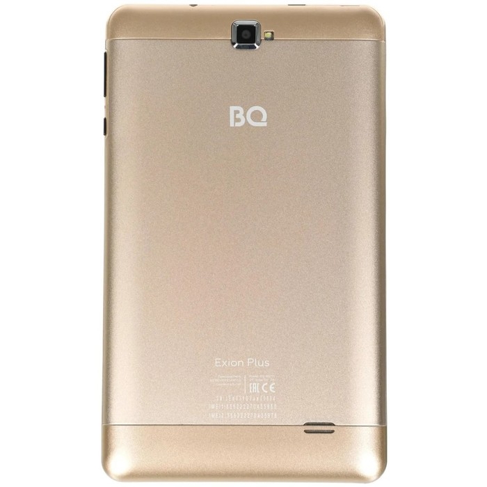 Планшет BQ-8077L Exion Plus, 8", IPS, 1280x800, 1.6 ГГц, 3+32 Гб, 2+8 МП, золотистый