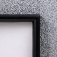 Фоторамка пластик L-4 21х30 см, чёрный ( пластиковый экран )