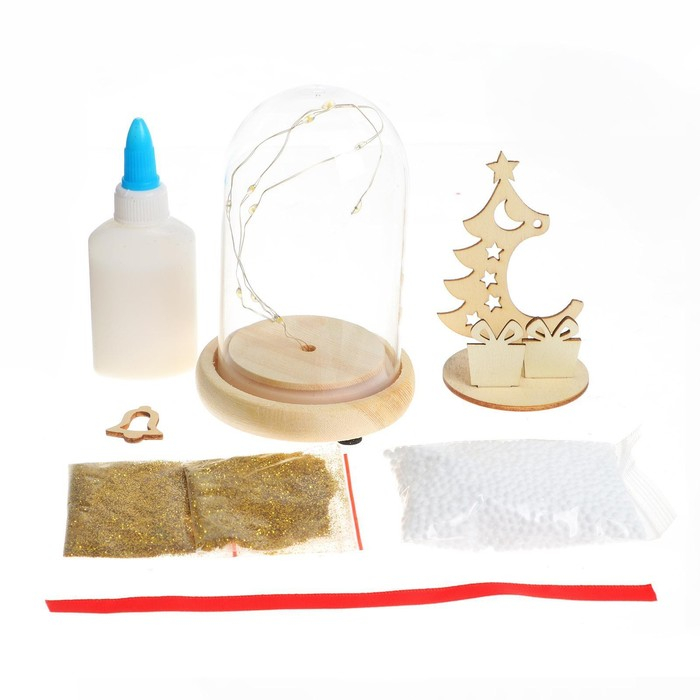 Набор для творчества &laquo;Новогодний ночник&raquo;, деревянные вставки, ёлка