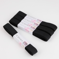 Резинки бельевые, 20 мм, 2,5 ± 0,5 м, 4 шт, цвет чёрный Резинки бельевые, 20 мм, 2,5 ± 0,5 м, 4 шт, цвет чёрный