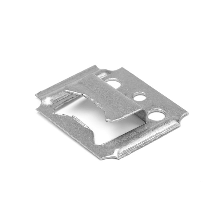 Кляймер ЛОМ, №2, без покрытия, с гвоздями, 100 шт Кляймер ЛОМ, №2, без покрытия, с гвоздями, 100 шт