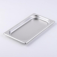 Гастроемкость 1/3 из нержавеющей стали, 20 мм, 32,7&times;17,6&times;2 см, толщина 0,8 мм