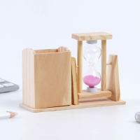 Органайзер для канцелярии с песочными часами (2 в 1) &laquo;Почитаем немного?&raquo;