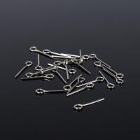 Штифт с петлёй СМ-1075, 1,4 см, (набор 100 гр, ±1000 шт), цвет серебро Штифт с петлёй СМ-1075, 1,4 см, (набор 100 гр, ±1000 шт), цвет серебро