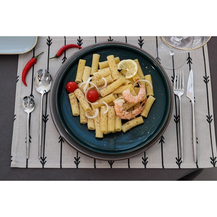 Ложка столовая &laquo;Торнбери&raquo;, длина 21 см, толщина 7 мм, цвет серебряный