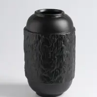 Ваза &laquo;Дульчи&raquo;, 19.5&times;11 см, керамика, чёрная