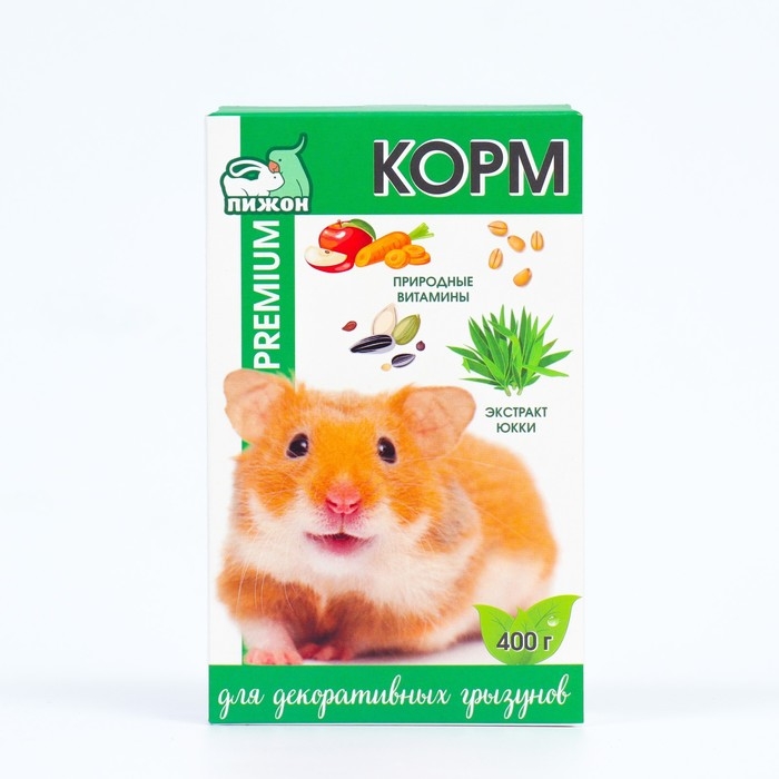 Корм Корм "Пижон Премиум" для декоративных грызунов, 400 г