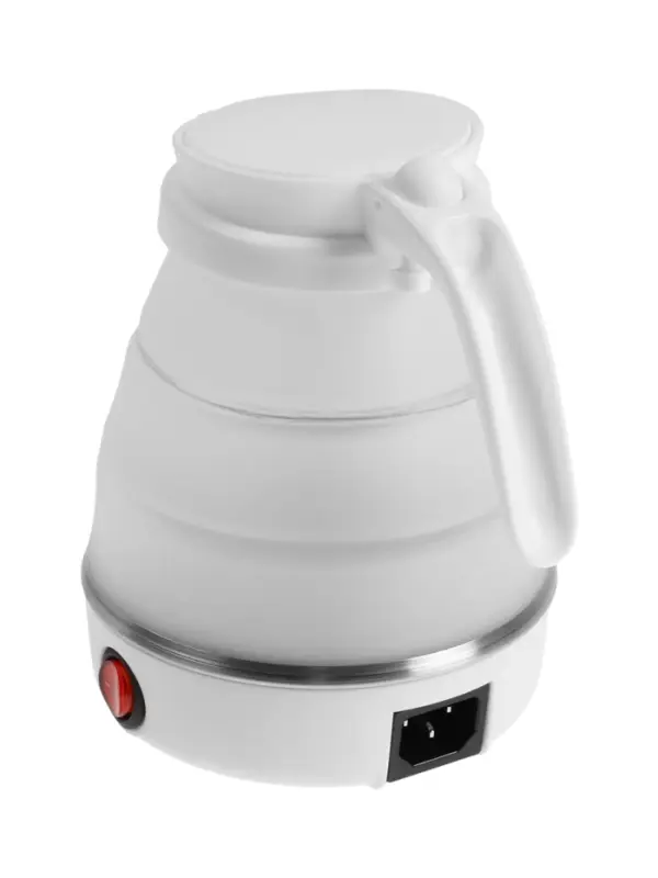 Чайник электрический LSK-1812, пластик, 0.6 л, 600 Вт, складной, белый