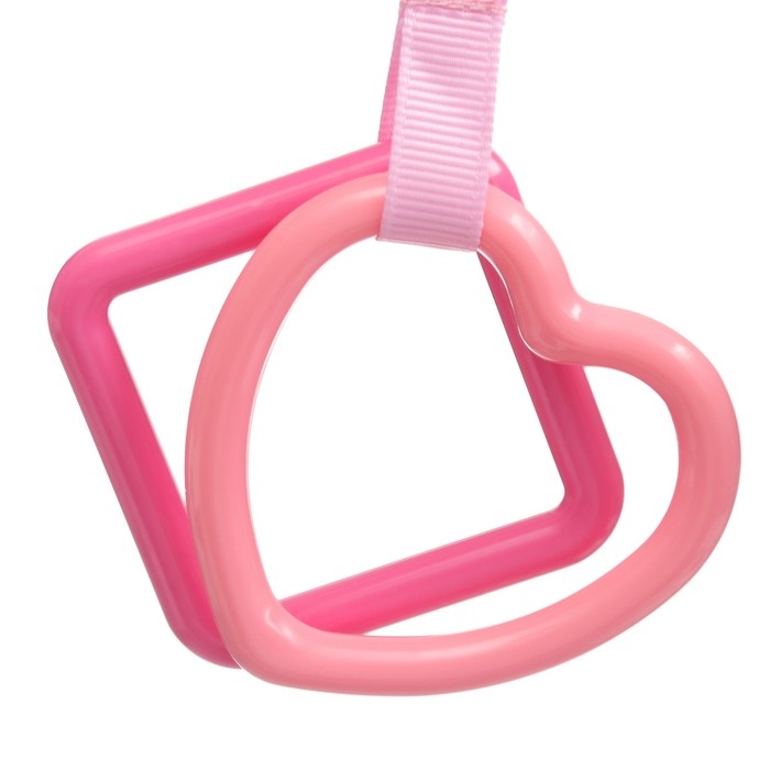 Подвеска мягкая &laquo;Зайка&raquo;, погремушка, прорезыватель, на кроватку, коляску, Mum&Baby