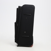 Чемодан большой 95 л (L), отдел на молнии, с расширением, кодовый замок, 3 колеса, 2 наружных кармана, цвет чёрный Чемодан большой 95 л (L), отдел на молнии, с расширением, кодовый замок, 3 колеса, 2 наружных кармана, цвет чёрный