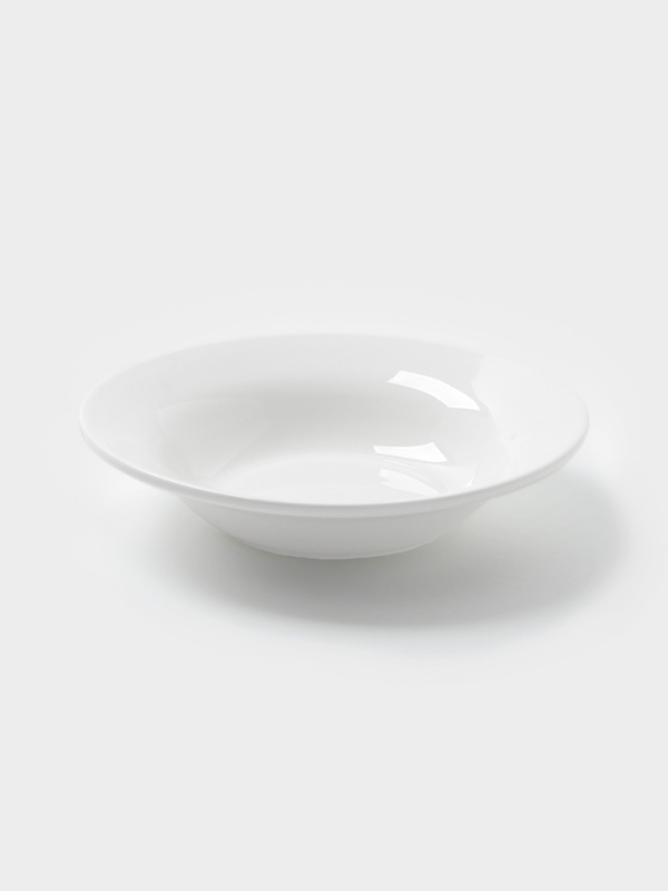 Тарелка глубокая Hanna Kn&ouml;vell, d=22.7 см, фарфор, белая