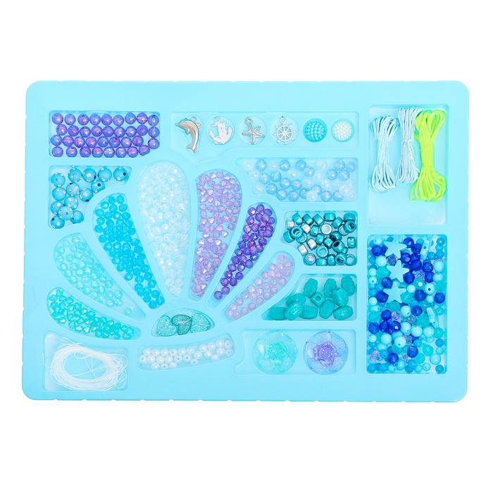 Набор для творчества «Создай украшение: Русалка», 20 видов бусин, 4 вида шармов Набор для творчества «Создай украшение: Русалка», 20 видов бусин, 4 вида шармов