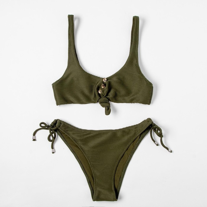 Купальник женский раздельный MINAKU Купальник женский раздельный MINAKU "JOY" цвет зеленый размер 48