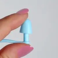 Беруши, 10&times;1.3 см, в футляре, пара, силиконовые, голубой