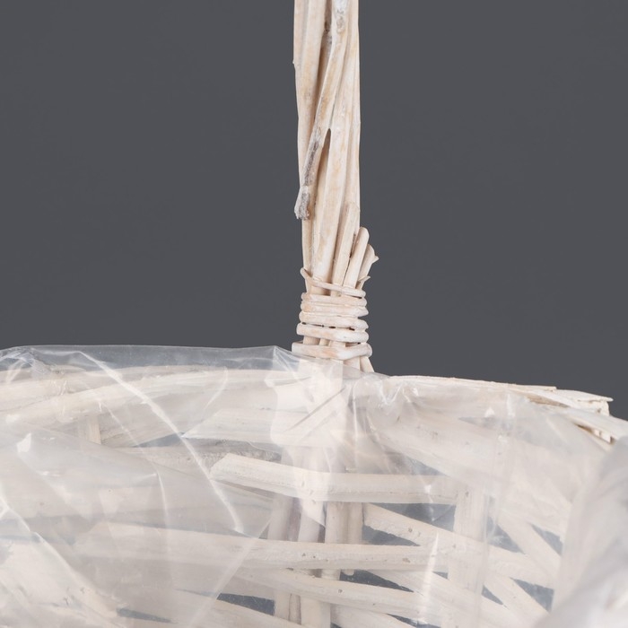 Набор корзин &laquo;Вьюнок&raquo;, 3 шт, 30&times;14,5/36 см, 24&times;12,5/31 см, 19,5&times;10,5/25,5 см, ива