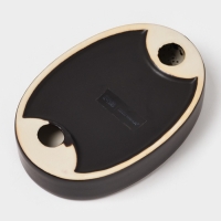 Набор аксессуаров для ванной комнаты Доляна &laquo;Классика&raquo;, 4 предмета (дозатор 300 мл, мыльница, 2 стакана), цвет чёрный