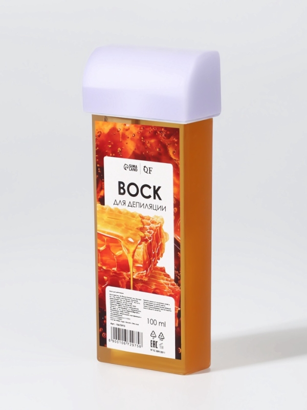 Воск для депиляции в картридже Мёд 100мл накл QF Воск для депиляции в картридже Мёд 100мл накл QF