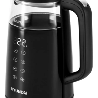 Чайник HYK-G6404 1.7л. 2200Вт черный