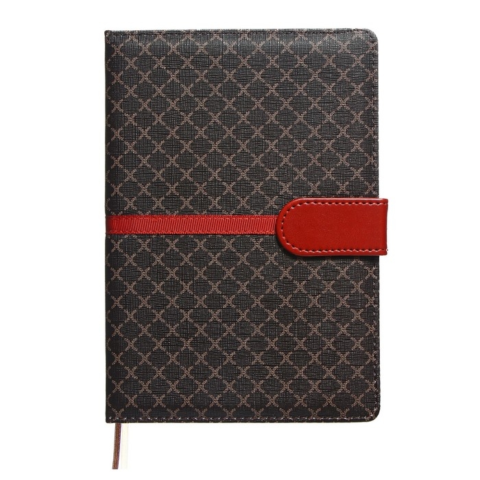 Ежедневник датированный 2024 A5 176 листов, deVENTE.Chelsea, твёрдая обложка из искусственной кожи, коричневый срез, магнитный хлястик, ляссе, кремовый блок 70 г/м2, коричневый Ежедневник датированный 2024 A5 176 листов, deVENTE.Chelsea, твёрдая обложка из искусственной кожи, коричневый срез, магнитный хлястик, ляссе, кремовый блок 70 г/м2, коричневый