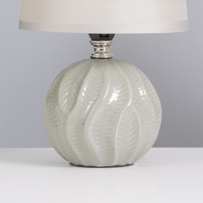 Лампа настольная &laquo;Пабло&raquo; 1&times;40 Вт Е14 серый 14.5&times;14.5&times;24 см