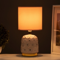 Лампа настольная "Букет" 1х40Вт Е14 розовый 14,5х14,5х30см МОДЕЛЬ: