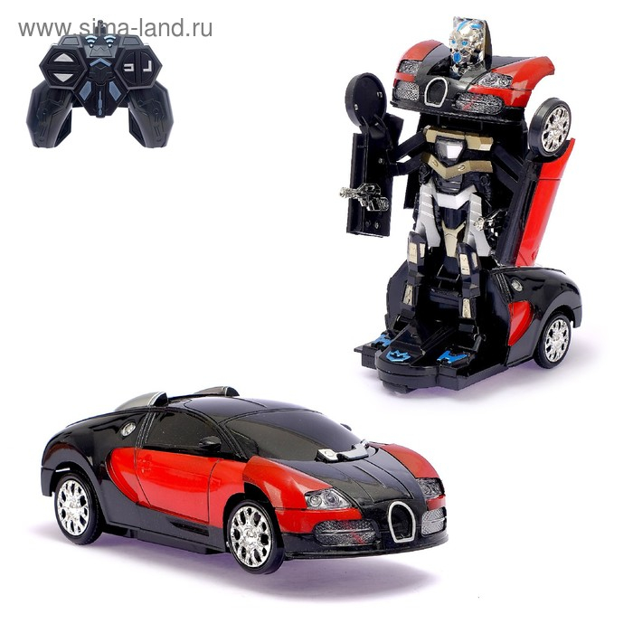 Робот радиоуправляемый &laquo;Гонщик&raquo;, трансформируется, световые и звуковые эффекты, цвета МИКС