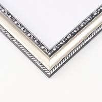 Фоторамка пластик "МИРАМ" 30х40 см, серебряный