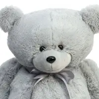 Мягкая игрушка "Медведь Тед", цвет серый, 118 см