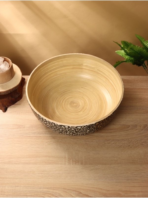 Салатник 35х35х12 см, бамбук