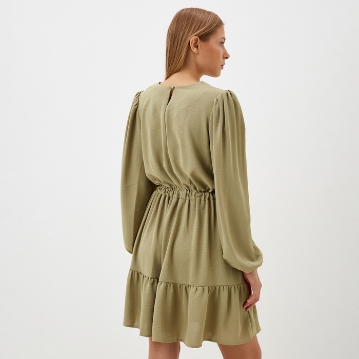 Платье женское MIST, р.46, оливковый Платье женское MIST, р.46, оливковый