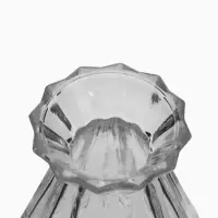 Ваза настольная стекло "Миниатюра" (набор 12 шт) 8-13 см, прозрачный