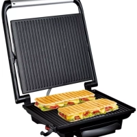 Электрический гриль для дома Panini Grill GC241D38, 2000 Вт