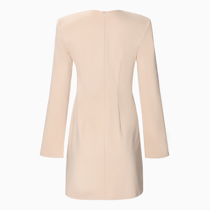 Платье женское MIST с акцентной линией плеч, р. 42, бежевый Платье женское MIST с акцентной линией плеч, р. 42, бежевый