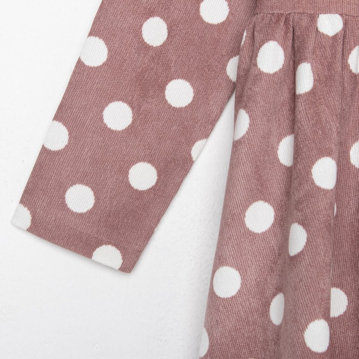 Платье детское KAFTAN Платье детское KAFTAN "Горох", р. 30 (98-104), розовый