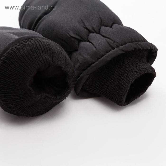 Варежки зимние детские MINAKU , цв.черный, р-р 15