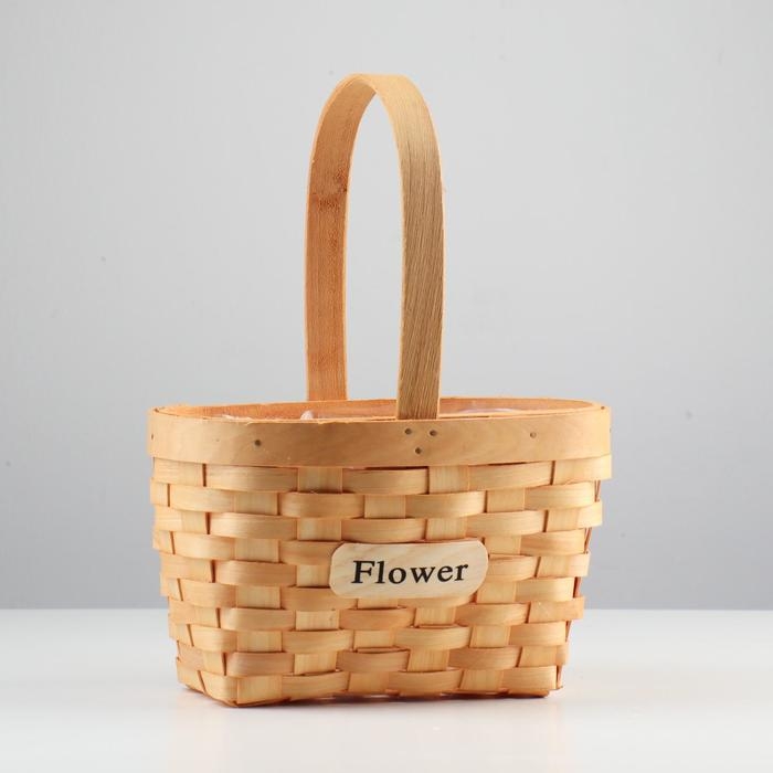 Корзина плетеная, секвойя, 22х15,5х12/25,5 см Корзина плетеная, секвойя, 22х15,5х12/25,5 см