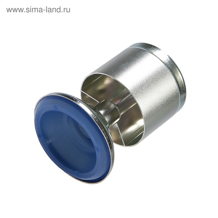 Опора мебельная, регулируемая, алюминиевая, D=50 мм, h=80 мм, цвет матовый хром, 4 шт