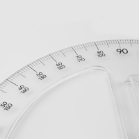 Транспортир портновский 180&deg;, пластик